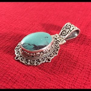 Handcrafted 925 stamped sterling silver pendant